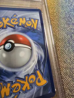 Team Rocket'S Meowth 203 Pokemon Destined Rivals PSA 10 Damaged case - Image 3