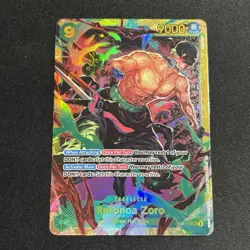 Roronoa Zoro OP06-118 SEC - One Piece TCG - English Card Near-Mint Secret Rare - Image 1