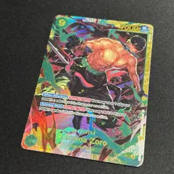Roronoa Zoro OP06-118 SEC - One Piece TCG - English Card Near-Mint Secret Rare - Image 2