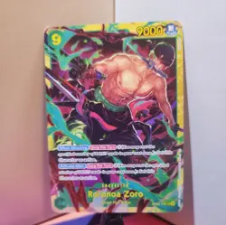 Roronoa Zoro OP06-118 SEC - One Piece TCG - English Card Near-Mint Secret Rare - Image 1