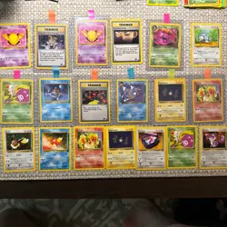 Pokemon Vintage 19 Card Lot Team Rocket, Eevee, Dark Gyarados NM - Image 1