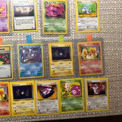 Pokemon Vintage 19 Card Lot Team Rocket, Eevee, Dark Gyarados NM - Image 3