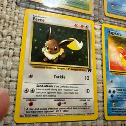 Pokemon Vintage 19 Card Lot Team Rocket, Eevee, Dark Gyarados NM - Image 5