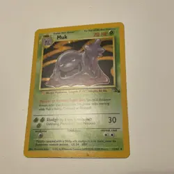 Muk 13/62 Fossil Set 1999 Holofoil Rare Holo Pokemon Card Light Play FREE SHIP - Image 1
