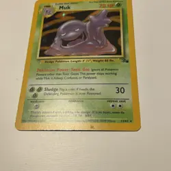 Muk 13/62 Fossil Set 1999 Holofoil Rare Holo Pokemon Card Light Play FREE SHIP - Image 2