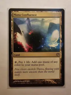 MTG Mana Confluence Journey into Nyx Rare Land NM Never Played Magic Card - Image 1