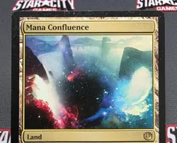 MTG Mana Confluence- DAMAGED -Journey into Nyx Magic the Gathering Card # 163 - Image 3