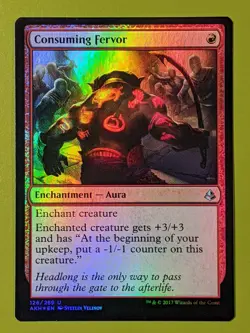 FOIL Consuming Fervor x1 Amonkhet 1x Magic the Gathering MTG - Image 1