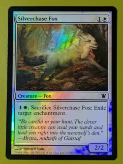 FOIL Silverchase Fox x1 Innistrad 1x Magic the Gathering MTG - Image 1