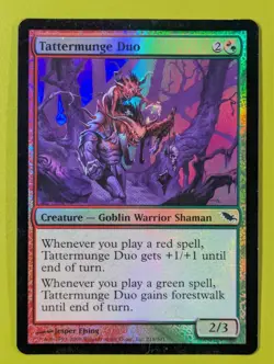 FOIL Tattermunge Duo x1 Shadowmoor 1x Magic the Gathering MTG - Image 1