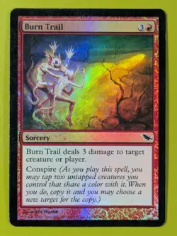 FOIL Burn Trail x1 Shadowmoor 1x Magic the Gathering MTG - Image 1