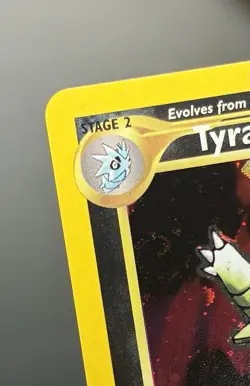 Tyranitar Holo 12/75 Neo Discovery With SWIRL! Pokemon TCG Near Mint - Image 3