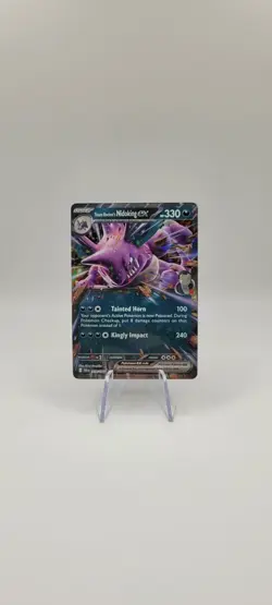 Pokemon TCG: Team Rocket's Nidoking ex 119/182 Holo Card NM - Image 1