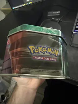 Pokemon TCG EX Collectors EMPTY Tin 2006 Storage Display Rayquaza Groudon Kyogre - Image 4