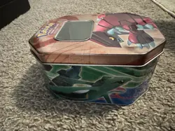 Pokemon TCG EX Collectors EMPTY Tin 2006 Storage Display Groudon Kyogre Rayquaza - Image 4