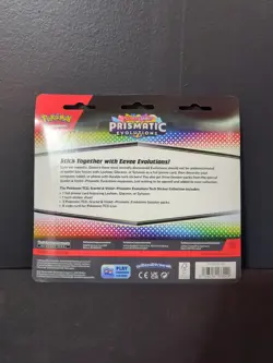 Pokemon TCG: Prismatic Evolutions Tech Sticker Collection (Glaceon) New Sealed - Image 2