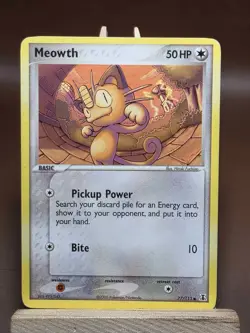 HP Pokemon Meowth EX Delta Species 77/113 - Image 1