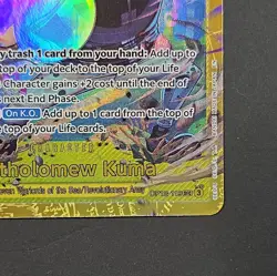 Bartholomew Kuma OP12-119 SEC Alternative Art One Piece TCG English Edition - Image 5