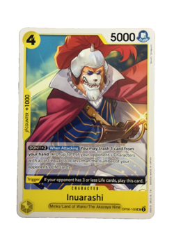 New: One Piece CCG Inuarashi OP06-100 Wings of the Captain Regular Uncommon - Image 1