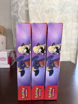 Lot of (3) Pokemon TCG: Cynthia’s Garchomp ex Premium Collection Box NEW - Image 3