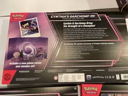 Lot of (3) Pokemon TCG: Cynthia’s Garchomp ex Premium Collection Box NEW Free SH - Image 5