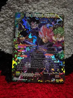 The Wicked Saiyans BT15-153 SCR Secret Rare Dragon Ball Super Card Game - Image 1