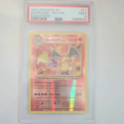 2016 POKEMON XY CHARIZARD 11/108 - Reverse holo EVOLUTIONS - PSA 9 - Image 1