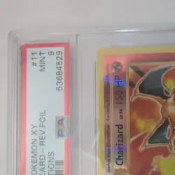 2016 POKEMON XY CHARIZARD 11/108 - Reverse holo EVOLUTIONS - PSA 9 - Image 4