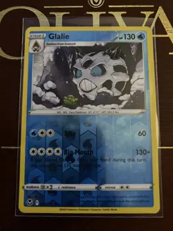 Glalie 42/195 Silver Tempest Reverse Holo Uncommon Pokemon Card Pokemon TCG 042 - Image 1