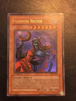 Yu-Gi-Oh! ULTRA RARE CARD FUSHIOH RICHIE PGD-031 1ST LP/MP - Image 1