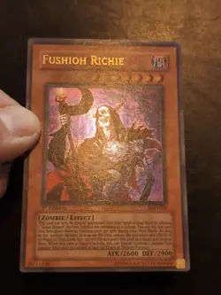 Yu-Gi-Oh! ULTRA RARE CARD FUSHIOH RICHIE PGD-031 1ST LP/MP - Image 2