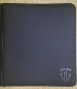 TCGuard - 12 Pocket Zipper Binder - 720 Cards - Black - Side Loading - Image 1