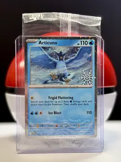 Articuno Holiday Calendar 2025 Festive Stamp Promo Card Sealed S&V JTG 032/159 - Image 1