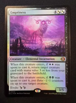 🌈 Emptiness - FOIL - M MTG Lorwyn Eclipsed M/NM, English - Image 1