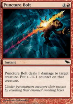 Puncture Bolt - Foil - Shadowmoor #102/301 MTG Magic The Gathering - Image 1
