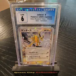 JOLTEON - HOLO - CGC NM 6 - 2005 Pokemon JPN Holon Research Tower 1st ED - #038 - Image 1