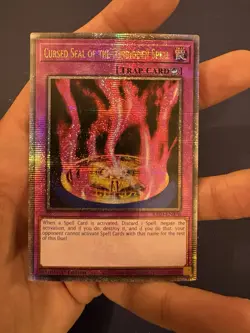 Cursed Seal of the Forbidden Spell (Quarter Century Secret Rare) RA03-EN076 1st - Image 1