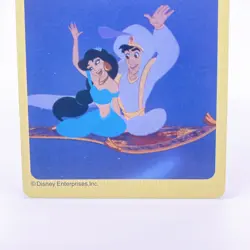 Disney Aladdin Japanese Traditional Karuta Playing Cards "Shi" Vintage Anime - Image 4