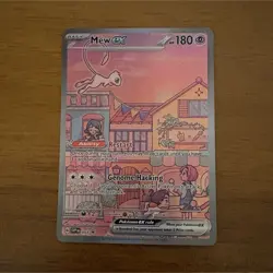 Pokemon TCG Mew ex 053 Sv: Scarlet & Violet Promo Card Holo, 180 HP - Image 1
