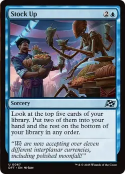 Stock Up DFT Aetherdrift MTG 67 UNCOMMON M/NM - Image 1