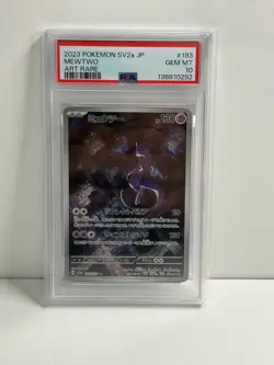 PSA 10 Mewtwo 183/165 AR 151 SV2a Pokemon Card Japan 2023 GEM MT - Image 1