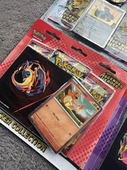 4 X Pokemon TCG: Ascended Heroes Tech Sticker & Blister Pack Bundle New & Sealed - Image 2