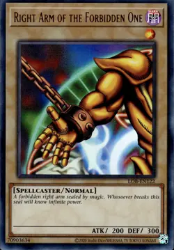 Right Arm Of The Forbidden One - Ultra Rare LOB-EN122 - NM - YuGiOh - Image 1