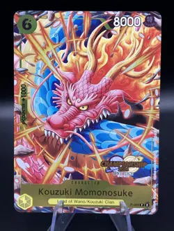 Kouzuki Momonosuke P-064 - Championship 2024 FOIL Promo - One Piece Card Game - Image 1