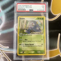 PSA 5 Swalot 40/106 Emerald 2005 Reverse Foil - Image 1