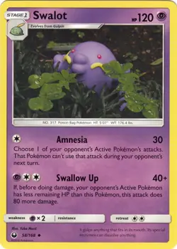 Swalot - 58/168 - Uncommon Near Mint Celestial Storm - Image 1
