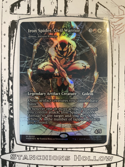 MTG Iron Spider, Civil Warrior **FOIL** (Borderless) -Marvel's Spider-Man Alibou - Image 1