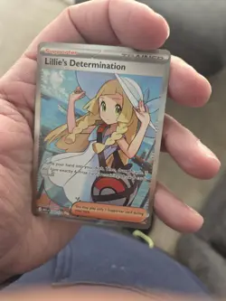Lillie's Determination Holo Card 169/132 ME01 Mega Evolution NM Condition - Image 3