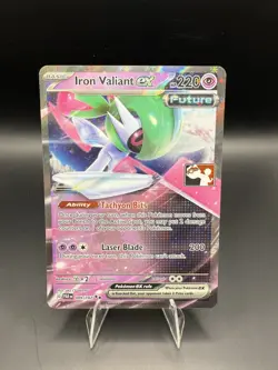 Iron Valiant ex 089/182 Prize Pack Series Cards Holo - Image 1