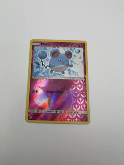 Pokemon - Marill - 135/214 - S&M Lost Thunder - Reverse Holo - Common - NM/M - Image 1